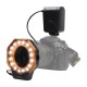 SL-103C Macro Ring Flash Light LED GN15 6800K Diameter 52 55 58 62 67 72 77mm Adapter Ring