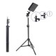 TL-600AS LED Video Light 3 in 1 Kit Photography Lighting Bi-color Photo Lamp Dimmable 3200K/5600K Studio Lamps