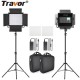 L4500K Bi-color 2 Set LED Video Light Kit Professional Camera Light Dimmable Fill Light Video with Tripod and Bag L4500K Bi-color 2 Set LED Video Light Kit Professional Camera Light Dimmable Fill Light Video with Tripod and Bag