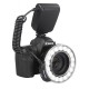 RF-600D 3000K-9000K Universal Macro LED Ring Flash Video Light for Canon for Nikon for Sony DSLR Camera RF-600D 3000K-9000K Universal Macro LED Ring Flash Video Light for Canon for Nikon for Sony DSLR Camera