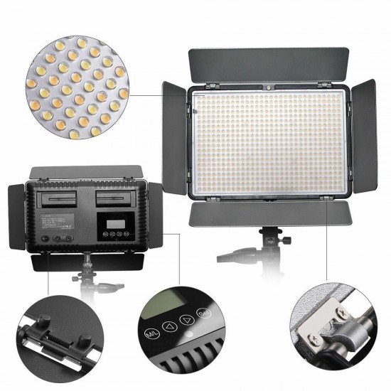 TL-600AS LED Dual-color Temperature High-brightness Fill Light Photography Lamp for Portrait News Interview Studio TL-600AS LED Dual-color Temperature High-brightness Fill Light Photography Lamp for Portrait News Interview Studio