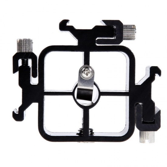 Triple Hot ShoE Mount Adapter Flashlight Stand Umbrella Holder Bracket for Canon Nikon Pentax