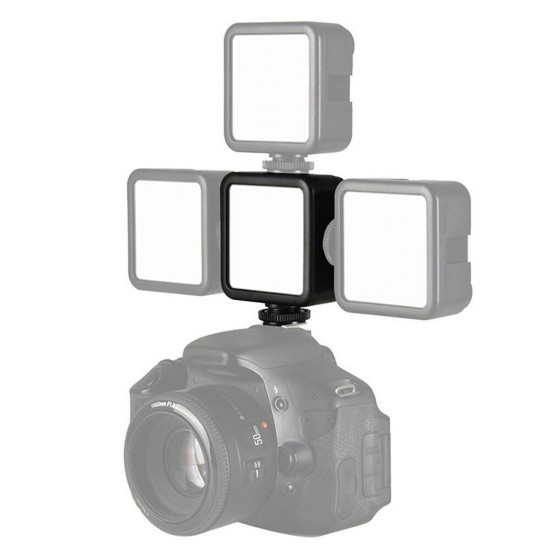 VL49 Mini LED Video Light Photography Lamp 6W Dimmable CRI95+ with Cold Shoe Mount for Canon DSLR Camera VL49 Mini LED Video Light Photography Lamp 6W Dimmable CRI95+ with Cold Shoe Mount for Canon DSLR Camera