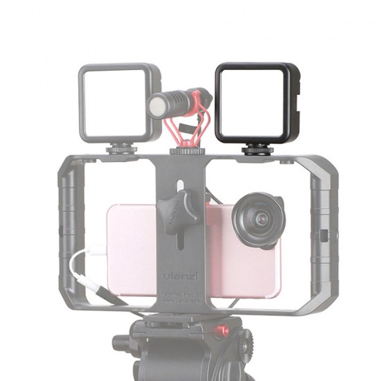 VL49 Mini LED Video Light Photography Lamp 6W Dimmable CRI95+ with Cold Shoe Mount for Canon DSLR Camera VL49 Mini LED Video Light Photography Lamp 6W Dimmable CRI95+ with Cold Shoe Mount for Canon DSLR Camera