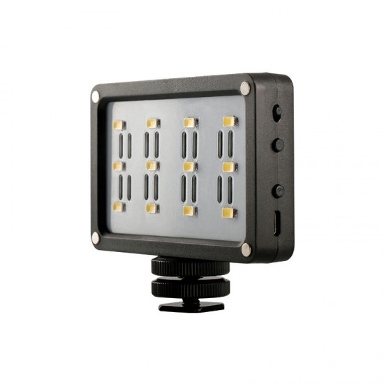 5500K 820 Lumen LED Portable Video Light with Cold Shoe 5500K 820 Lumen LED Portable Video Light with Cold Shoe
