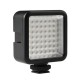 W49 Mini Camera LED Video Light Interlock with 3 Hot Shoe Mount W49 Mini Camera LED Video Light Interlock with 3 Hot Shoe Mount