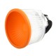 Universal Cloud Lambency Flash Diffuser Reflector White ABS with Dome Cover Sets Universal Cloud Lambency Flash Diffuser Reflector White ABS with Dome Cover Sets