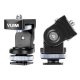 VK-2 360 Degree Rotation Hot Shoe Cold Shoe Mount Bracket Holder for DSLR Camera