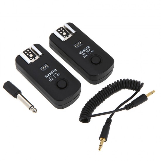 WS-603C 2.4Ghz 16 Channels Wireless Flash Trigger Synchronized Shutter Release Remote Control Transceiver for Canon DSLR Camera