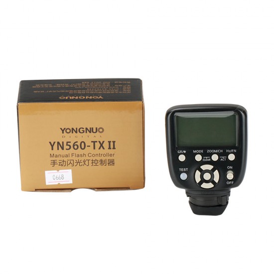 YN560-TX II Flash Wireless Trigger Manual Flash Controller for Canon YN560IV YN660 968N YN860Li Speelite