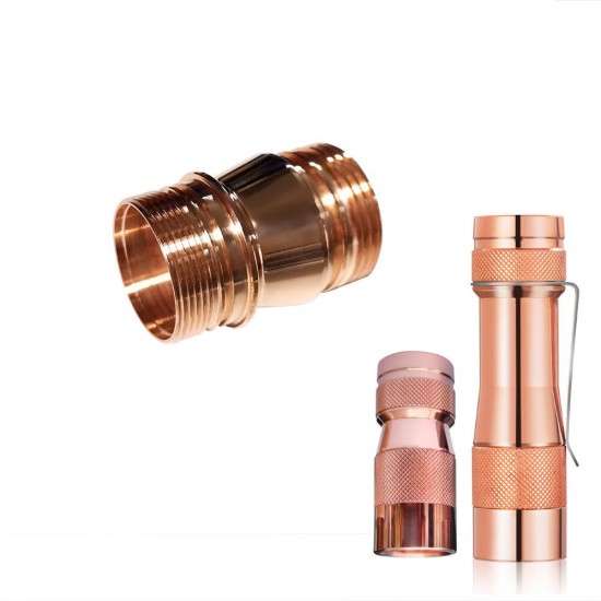 1Pcs DIY Flashlight 18350 Body Tube For FW3A Copper(FW3C) Flashlight,18350 Battery Tube 1Pcs DIY Flashlight 18350 Body Tube For FW3A Copper(FW3C) Flashlight,18350 Battery Tube