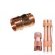 1Pcs DIY Flashlight 18350 Body Tube For FW3A Copper(FW3C) Flashlight,18350 Battery Tube