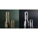 1Pcs Sand Silver Color L2 DIY 18650/26650 Extension Tube Flashlight Body Host Without LED & Driver
