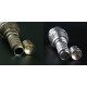 1Pcs Sand Silver Color L2 DIY 18650/26650 Extension Tube Flashlight Body Host Without LED & Driver