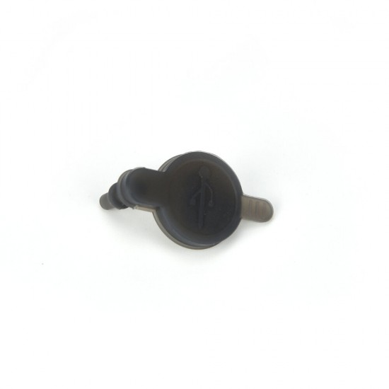 2Pcs FT03 USB Port Waterproof Rubber Plug DIY Spare Flashlight Accessories