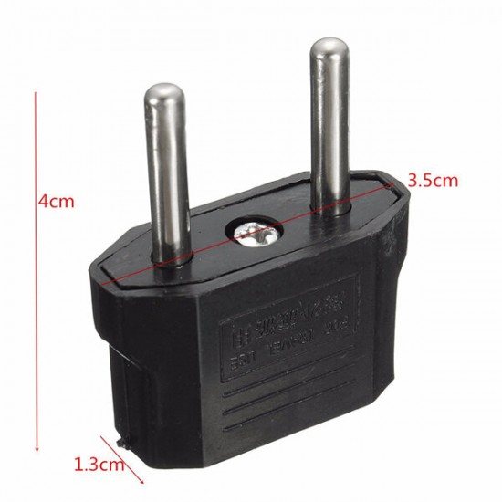 5x USA America To EU Europe Power Plug Travel Charger Adapter Converter