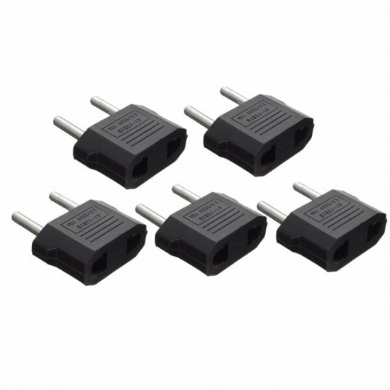 5x USA America To EU Europe Power Plug Travel Charger Adapter Converter 5x USA America To EU Europe Power Plug Travel Charger Adapter Converter
