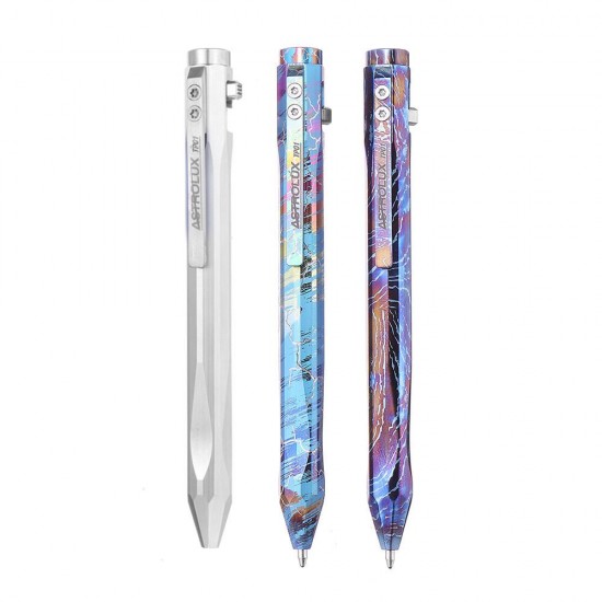 TP01 Titanium Bolt Action EDC Survival Pen Tactical Pen Mini Pocket Writing Pen Everyday Carry Pens