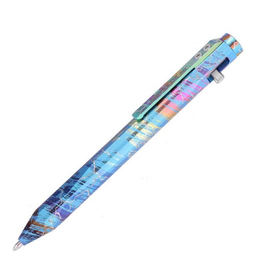 TP01 Titanium Bolt Action EDC Survival Pen Tactical Pen Mini Pocket Writing Pen Everyday Carry Pens