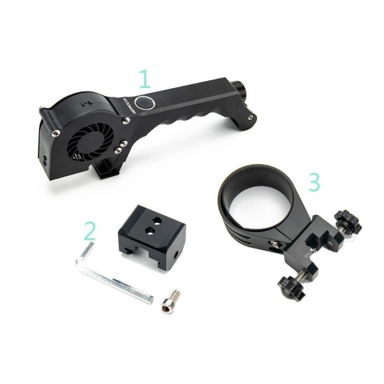 Cooling Fan with Connector & Body Holder for MF01/MF01S/MF02/MF02S/MF04/MF04S/MF05 Powerful Flashlights Cooling Fan with Connector & Body Holder for MF01/MF01S/MF02/MF02S/MF04/MF04S/MF05 Powerful Flashlights
