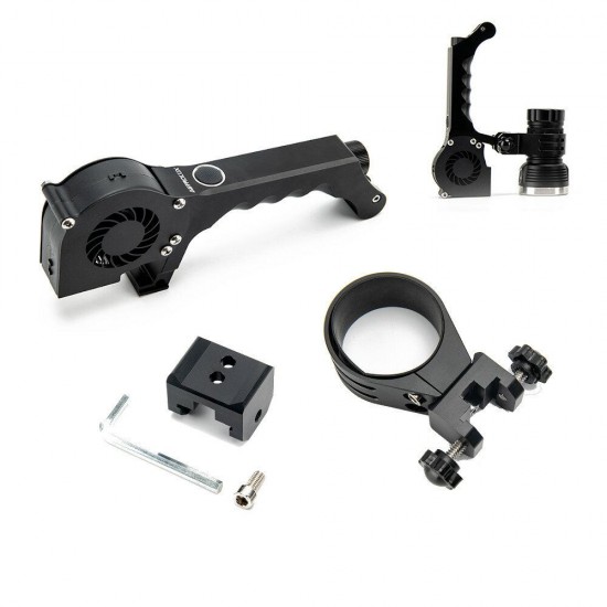 Cooling Fan with Connector & Body Holder for MF01/MF01S/MF02/MF02S/MF04/MF04S/MF05 Powerful Flashlights Cooling Fan with Connector & Body Holder for MF01/MF01S/MF02/MF02S/MF04/MF04S/MF05 Powerful Flashlights