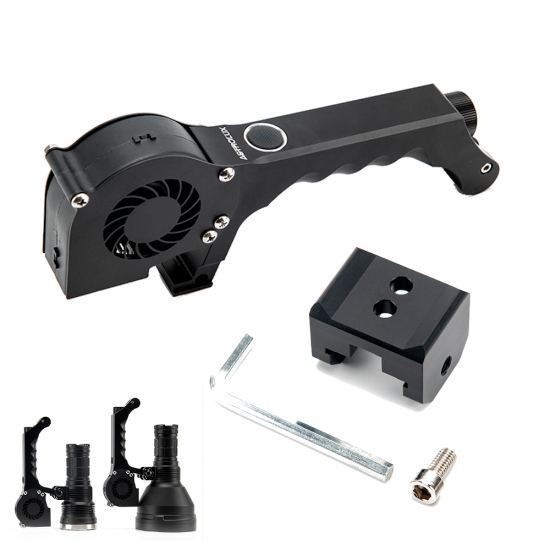 Cooling Fan with Connector & Body Holder for MF01/MF01S/MF02/MF02S/MF04/MF04S/MF05 Powerful Flashlights Cooling Fan with Connector & Body Holder for MF01/MF01S/MF02/MF02S/MF04/MF04S/MF05 Powerful Flashlights