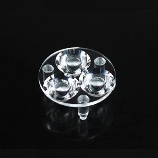 10507 Triple LED Optic Lens for FW3A Flashlights DIY Flashlight Accessories