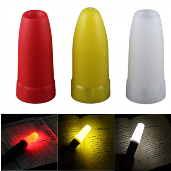 24.5mm LED Flashlight White/Yellow/Red Diffuser S2 S3 S4 S5 S6 S7 S8 Flashlight Accessories