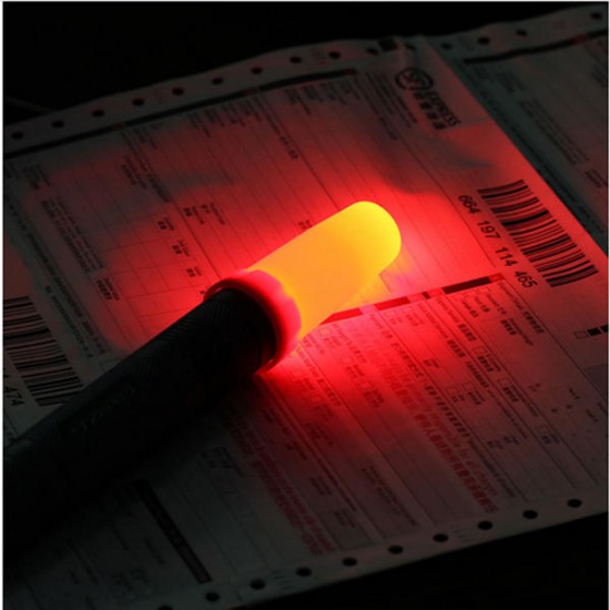 24.5mm LED Flashlight White/Yellow/Red Diffuser S2 S3 S4 S5 S6 S7 S8 Flashlight Accessories