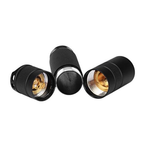 S2+ Black Flashlight Host DIY LED Flashlight Shell Host Flashlight Accessories