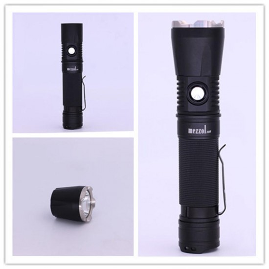 DIY Mezzol Larger Flashlight Head For Mezzol X8R-C Flashlight Accessories for Mezzol Flashlight