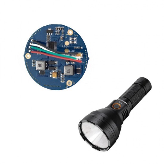 DIY Spare FT03 Flashlight Driver NarsilM v1.3 UI Firmware Circuit