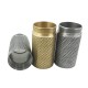 Slim Flashlight Accessories of Titanium Alloy/Staineless Steel/Brass Extension Body Tube