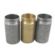 Slim Flashlight Accessories of Titanium Alloy/Staineless Steel/Brass Extension Body Tube