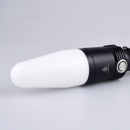 Flashlight POM White Diffuser Signal Light Traffic Wand for MR35