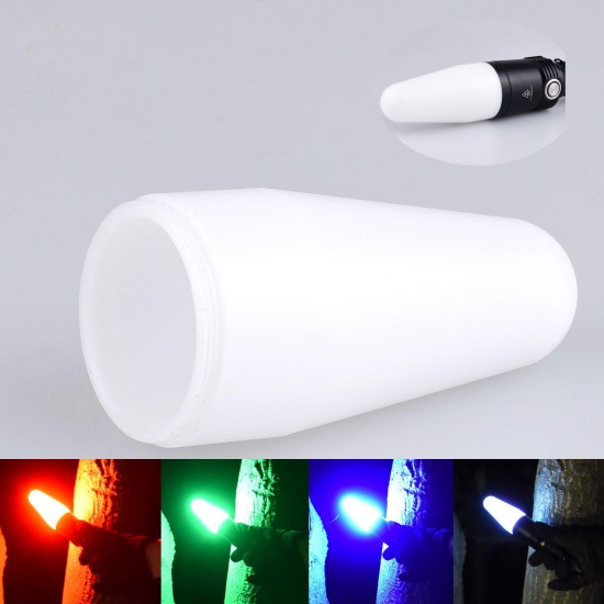 Flashlight POM White Diffuser Signal Light Traffic Wand for MR35