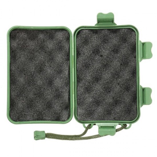 Green Plastic Flashlight Tools Storage Case Box For Outdooors 14.5 x 9.5 x 4cm Green Plastic Flashlight Tools Storage Case Box For Outdooors 14.5 x 9.5 x 4cm