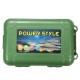 Green Plastic Flashlight Tools Storage Case Box For Outdooors 14.5 x 9.5 x 4cm Green Plastic Flashlight Tools Storage Case Box For Outdooors 14.5 x 9.5 x 4cm