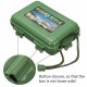 Green Plastic Flashlight Tools Storage Case Box For Outdooors 14.5 x 9.5 x 4cm