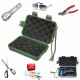 Green Plastic Flashlight Tools Storage Case Box For Outdooors 14.5 x 9.5 x 4cm Green Plastic Flashlight Tools Storage Case Box For Outdooors 14.5 x 9.5 x 4cm