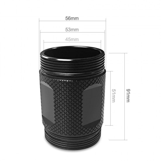 DIY Short Body Tube 18350 Battery Tube For BLF GT Flashlight DIY Short Body Tube 18350 Battery Tube For BLF GT Flashlight