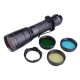 M10 Diameter 35mm Multicolor Flashlight Filter Flashlight Accessories