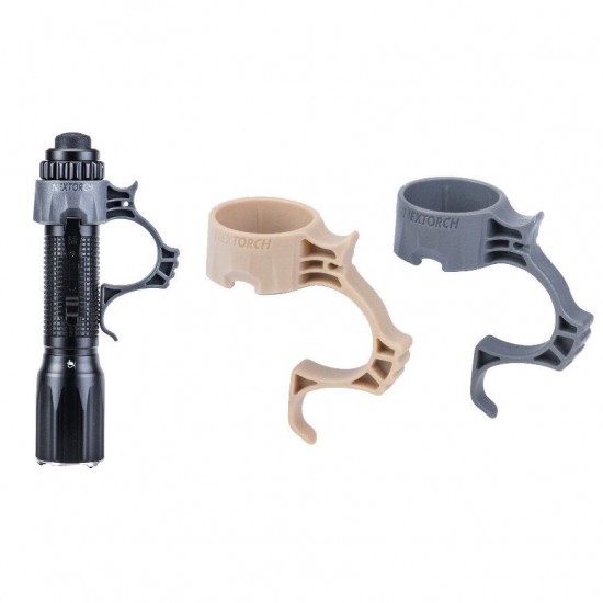 FR1 23.2-25.5mm Professtional Tactical Flashlight Ring Multi-Function Finger Ring Flashlight Accessories