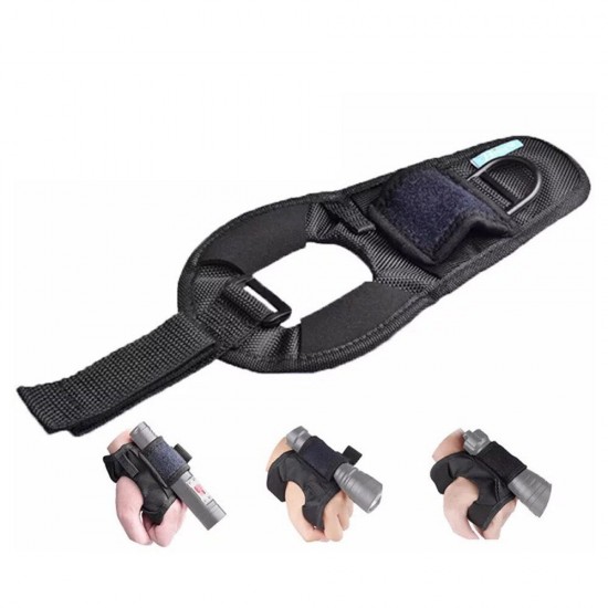 Neoprene Underwater Scuba Diving Flashlight Holder Wrist Strap Hand Arm Mount Gloves for 24~28/30~40mm Diameter Dive Light