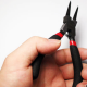 Nipper Pliers for Stepping up Circuit for Flashlight