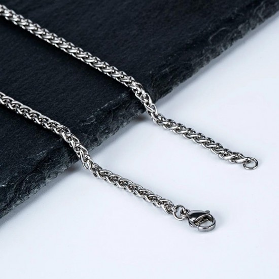 RS10 Titanium Steel Necklace Chain EDC Outdoor Hunting Tactical Supplies