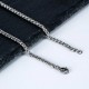 RS10 Titanium Steel Necklace Chain EDC Outdoor Hunting Tactical Supplies RS10 Titanium Steel Necklace Chain EDC Outdoor Hunting Tactical Supplies