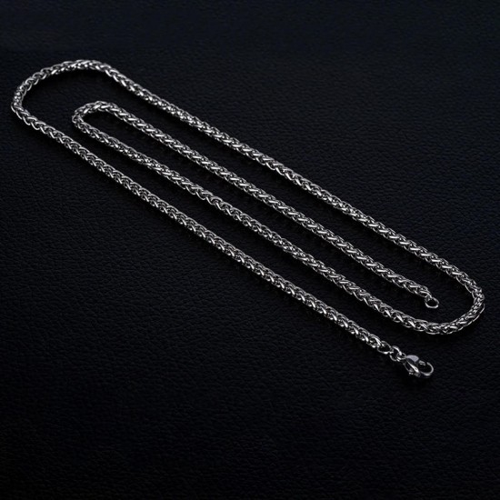 RS10 Titanium Steel Necklace Chain EDC Outdoor Hunting Tactical Supplies