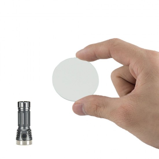 Spare Flashlight Lens Glass For MF01 Mini Flashlight Lens Glass Flashlight Accessories