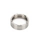 Stainless Steel Bezel Tactical Head Ring For FT03 MINI Flashlight, DIY Flashlight Accessories